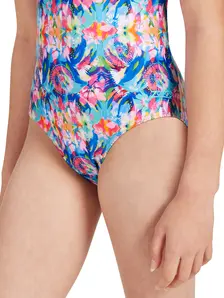 Display front view 5 of Product detail - Girls Prairie Yaroomba Floral One Piece PRAF