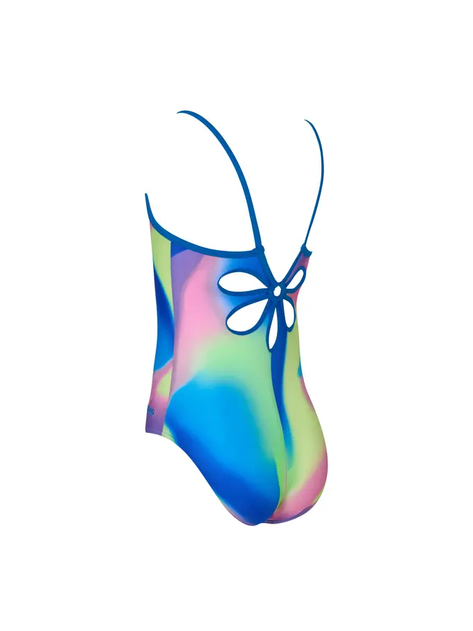 New, view full size image of Front view of Product detail - Junior Girls Rave Yaroomba Floral Swimsuit RAVE