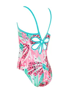 Display front view 6 of Product detail - Girls Sea Petal Yaroomba Floral Swimsuit SEPF