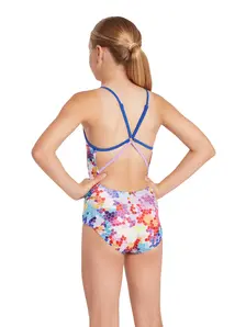 Display front view 3 of Product detail - Girls Jigsaw Starback Swimsuit JGSF