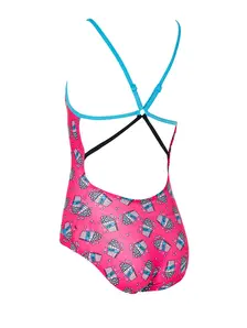 Display front view 5 of Product detail - Girls Pop Corn Starback Swimsuit PPCF