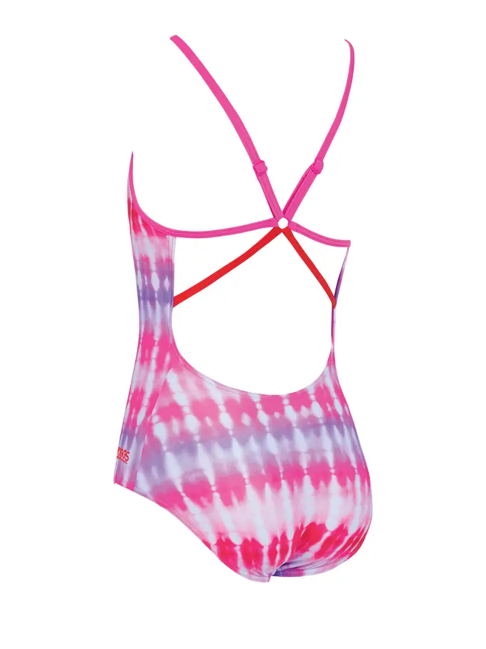 Out of Stock, visualizzare l'immagine full size della vista frontale di Product detail - Girls Sunset Haze Starback One Piece Swimsuit SNSF