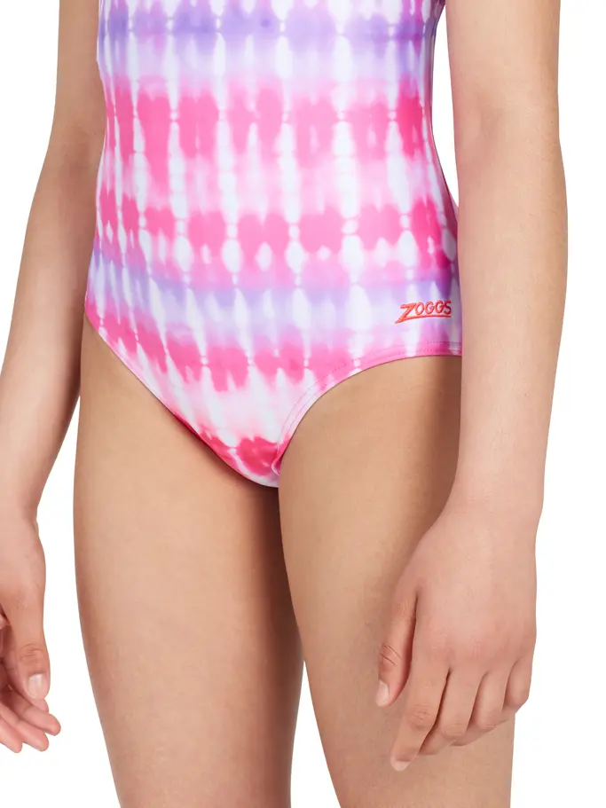 Out of Stock, visualizzare l'immagine full size della vista frontale di Product detail - Girls Sunset Haze Starback One Piece Swimsuit SNSF