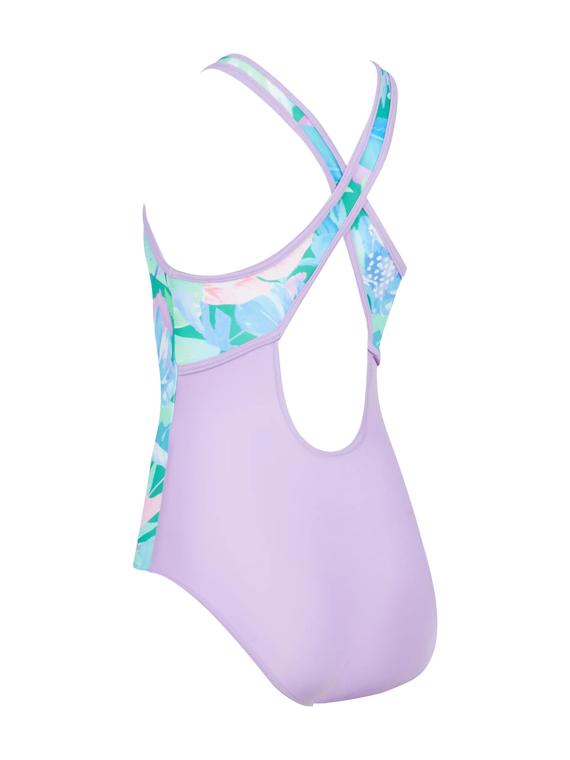 Out of Stock,Sale, visualizzare l'immagine full size della vista frontale di Product detail - Girls Dreamland Hi Front Crossback Swimsuit DRLF