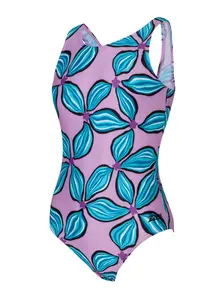 Display front view 6 of Product detail - Junior Girls Lily Maze Scoopback Swimsuit LILY