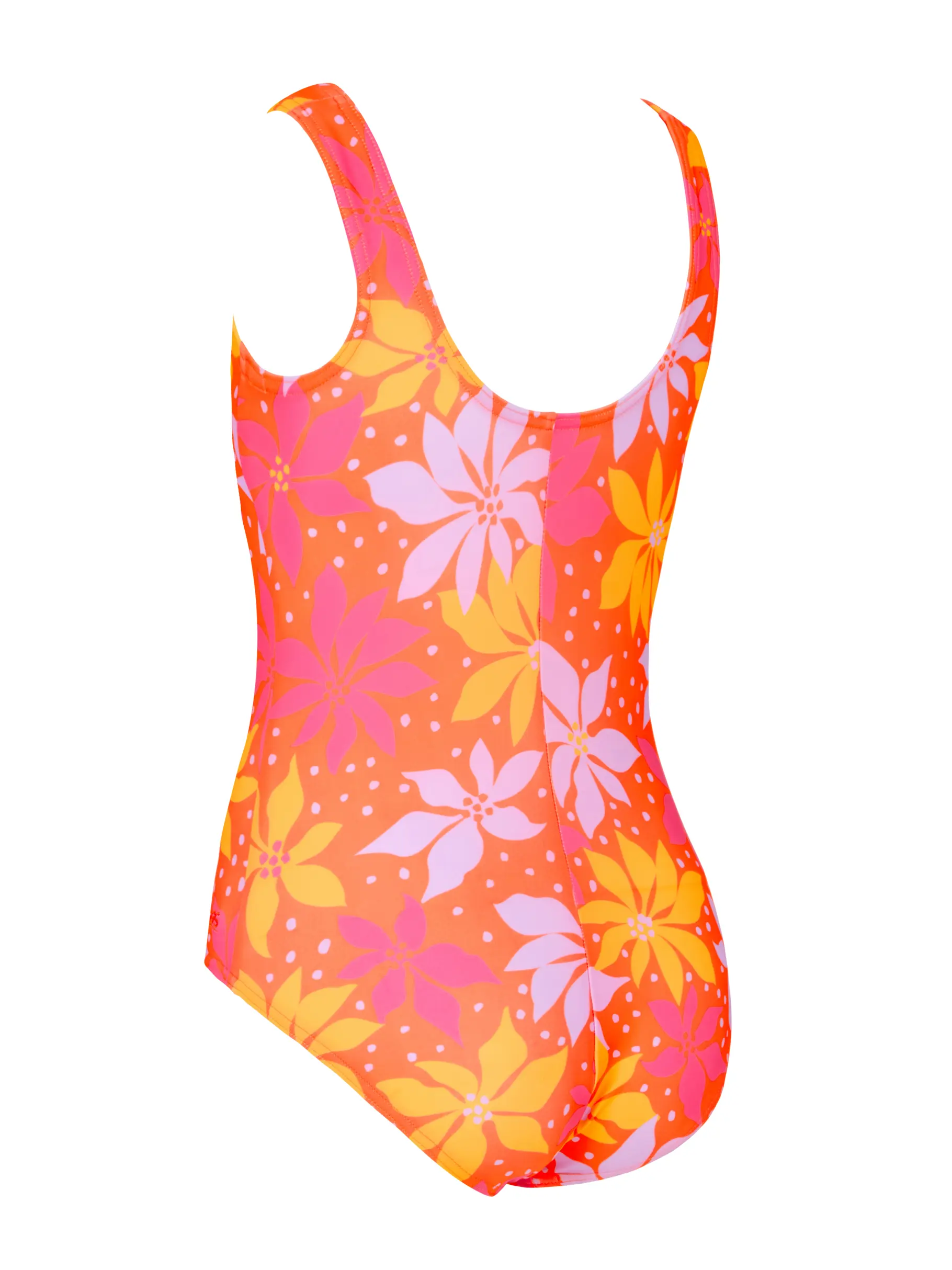 , view full size image of Front view of Product detail - Junior Girls Waikiki Scoopback Swimsuit WAIF