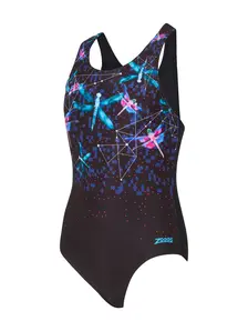 Display front view 5 of Product detail - Junior Girls Dragonfly Sonic Back Swimsuit DRFF
