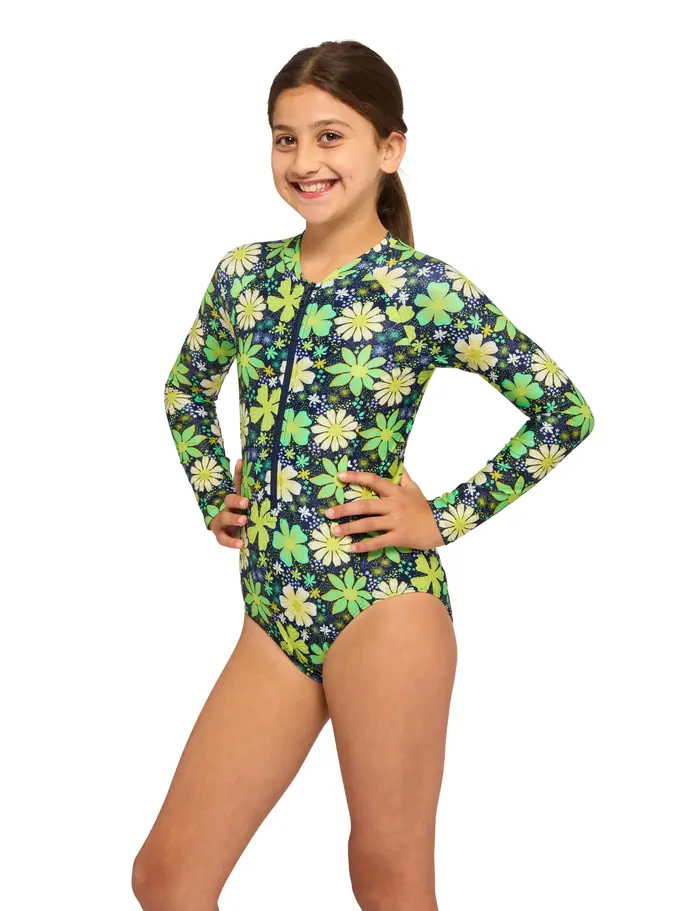 New, view full size image of Front view of Product detail - Junior Girls Boho Magic Paddle Suit BOMA