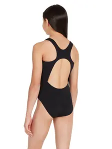 Display front view 2 of Product detail - Girls Cottesloe Sportsback One Piece Swimsuit black