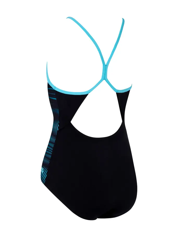 New, view full size image of Front view of Product detail - Junior Girls Extender Sprintback Swimsuit EXLF