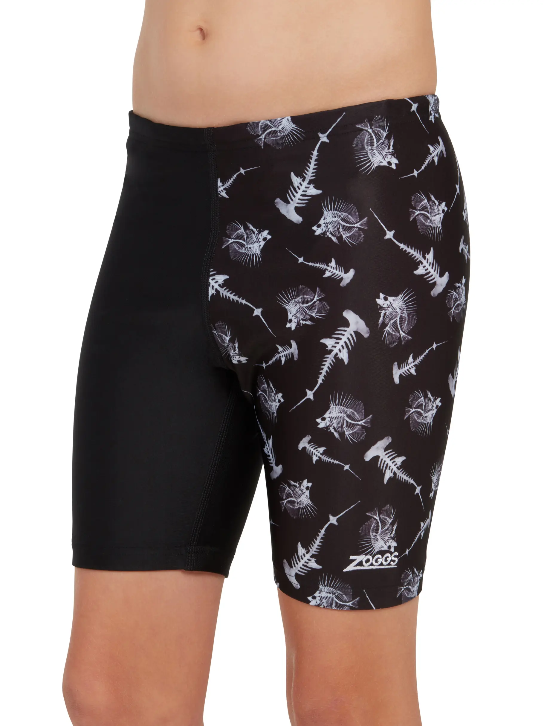 Sale, view full size image of Front view of Product detail - Boys Aquaray Mid length Swimming Jammer AQRY