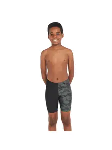 Display front view 1 of Product detail - Boys Camo Print Mid length Swimming Jammer CAMO