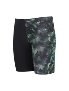 Display front view 2 of Product detail - Boys Camo Print Mid length Swimming Jammer CAMO