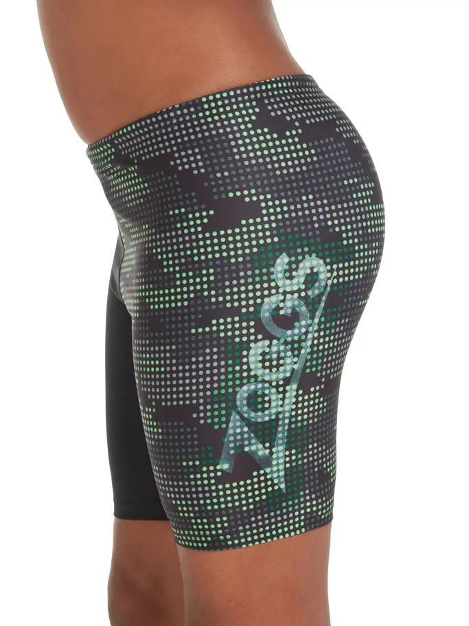 Out of Stock,Sale, Ansicht Großes Bild der Vorderseite Product detail - Boys Camo Print Mid length Swimming Jammer CAMO