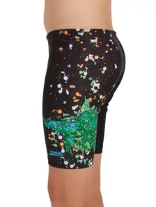Display front view 4 of Product detail - Boys Crocosaurus Mid length Swimming Jammer CCRS