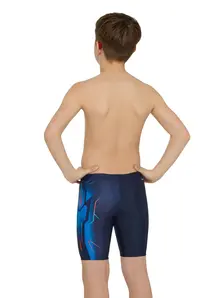Display front view 3 of Product detail - Boys Combat Mid length Swimming Jammer COMB