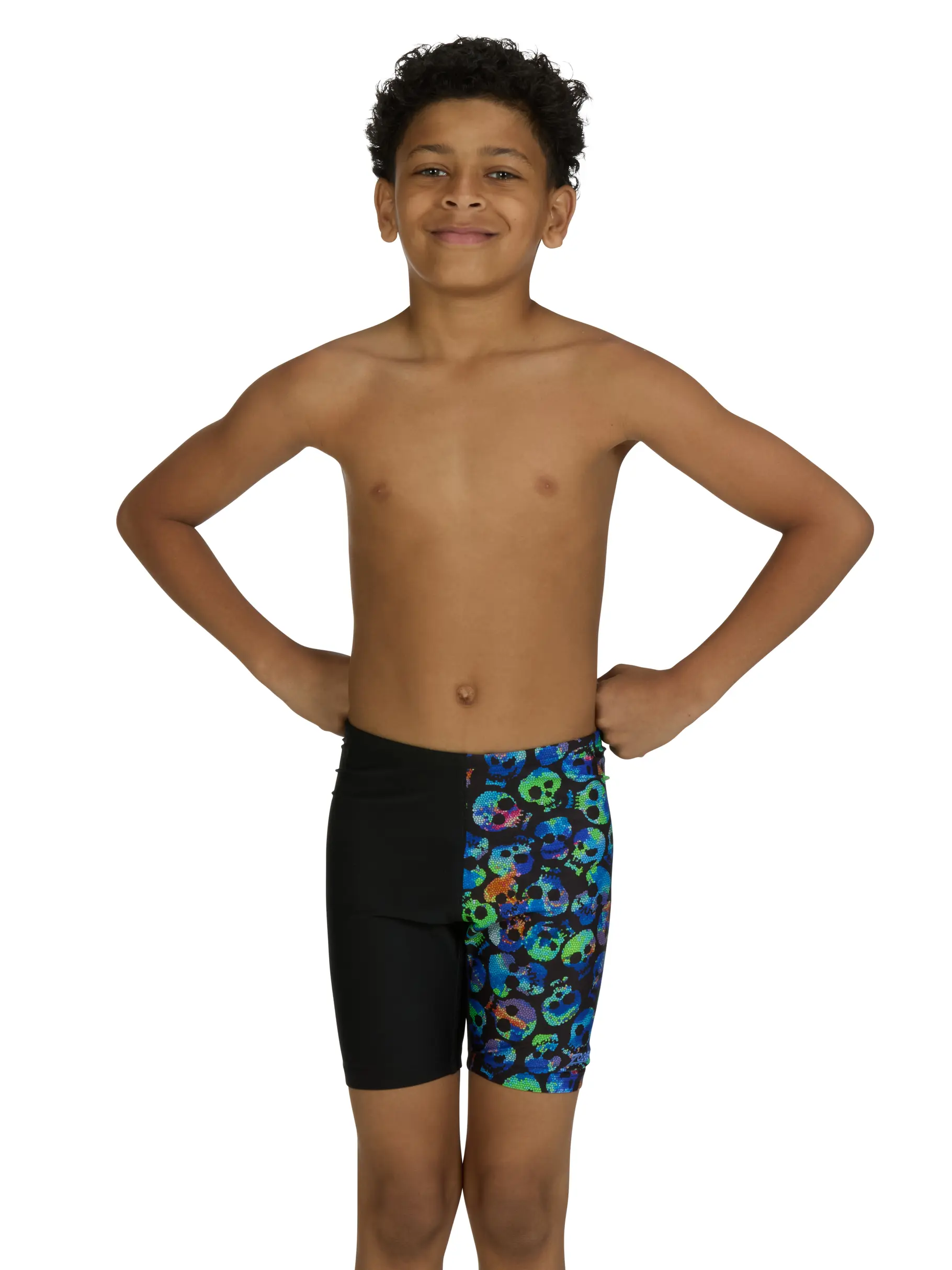 New, view full size image of Front view of Product detail - Junior Boys Cranial Mid Jammer CRAN