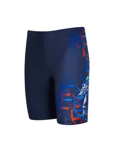 Display front view 1 of Product detail - Boys Dinobot Mid length Swimming Jammer DNBT
