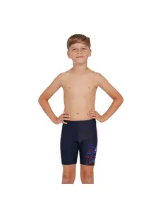 Display front view 2 of Product detail - Boys Dinobot Mid length Swimming Jammer DNBT