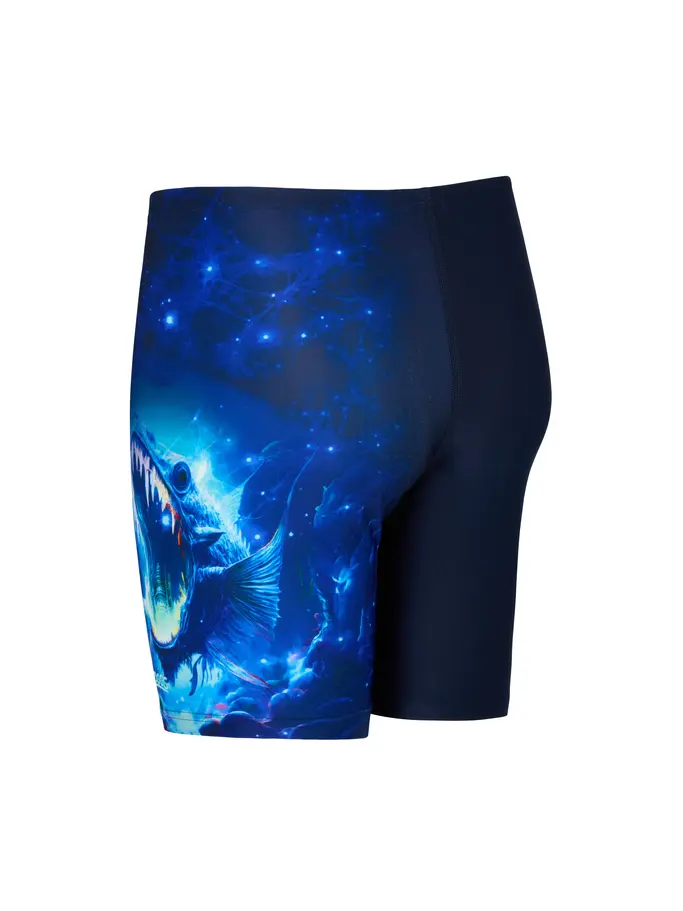 New, view full size image of Front view of Product detail - Junior Boys Electric Eel Mid Jammers ELEC