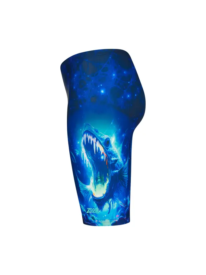 New, view full size image of Front view of Product detail - Junior Boys Electric Eel Mid Jammers ELEC