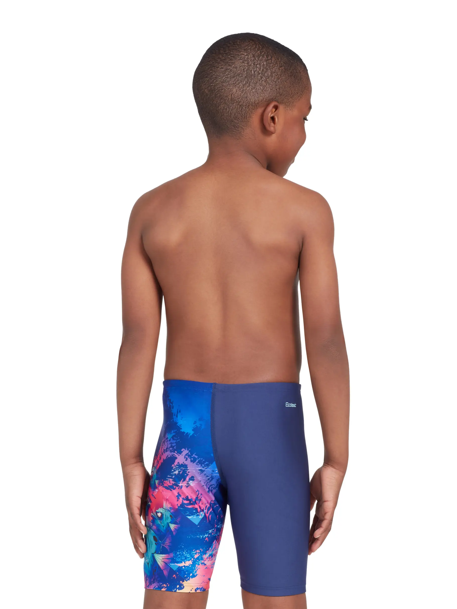 Out of Stock,Sale, view full size image of Front view of Product detail - Boys Fish Fury Mid Jammer FIFU