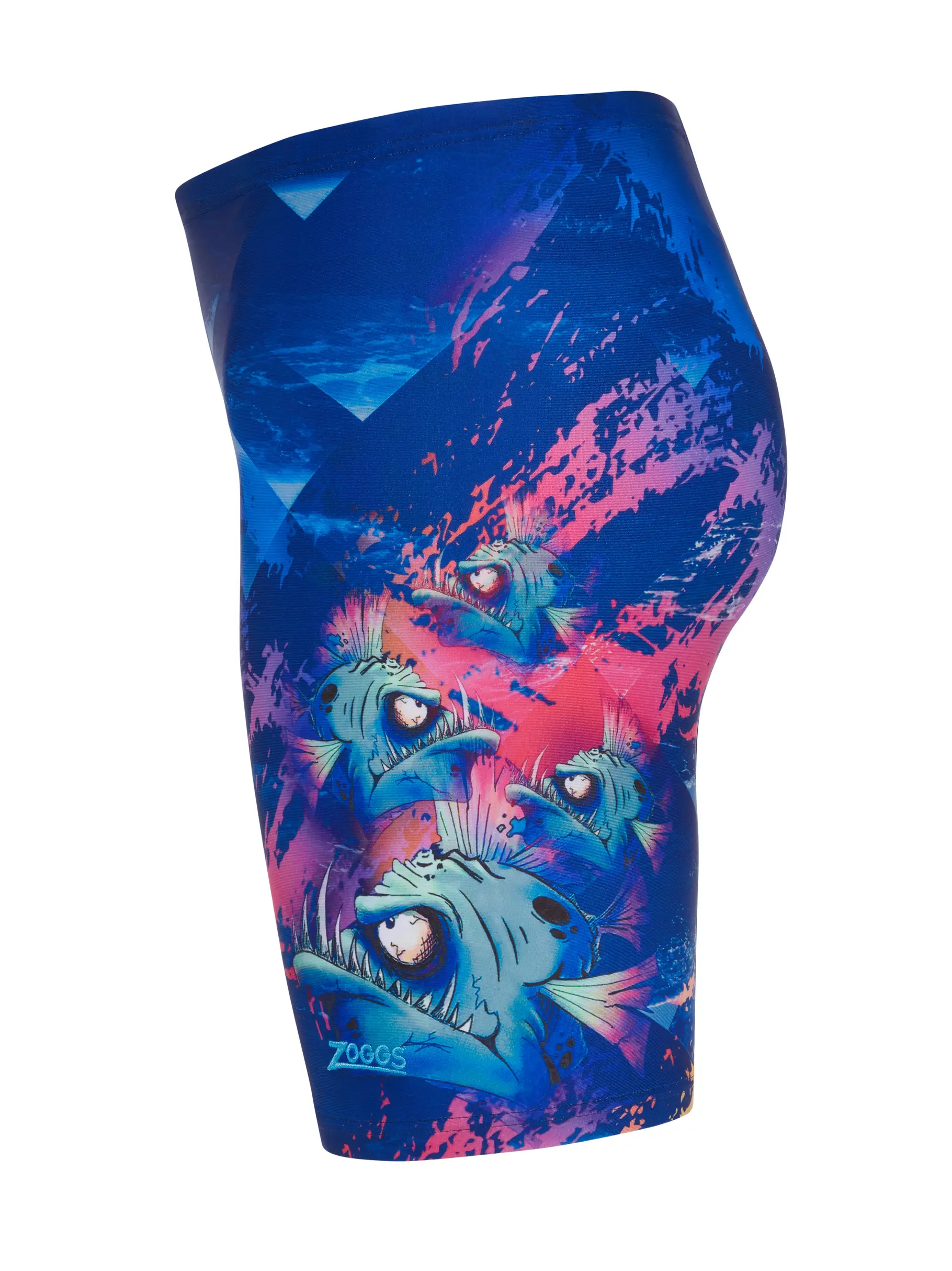Out of Stock,Sale, view full size image of Front view of Product detail - Boys Fish Fury Mid Jammer FIFU