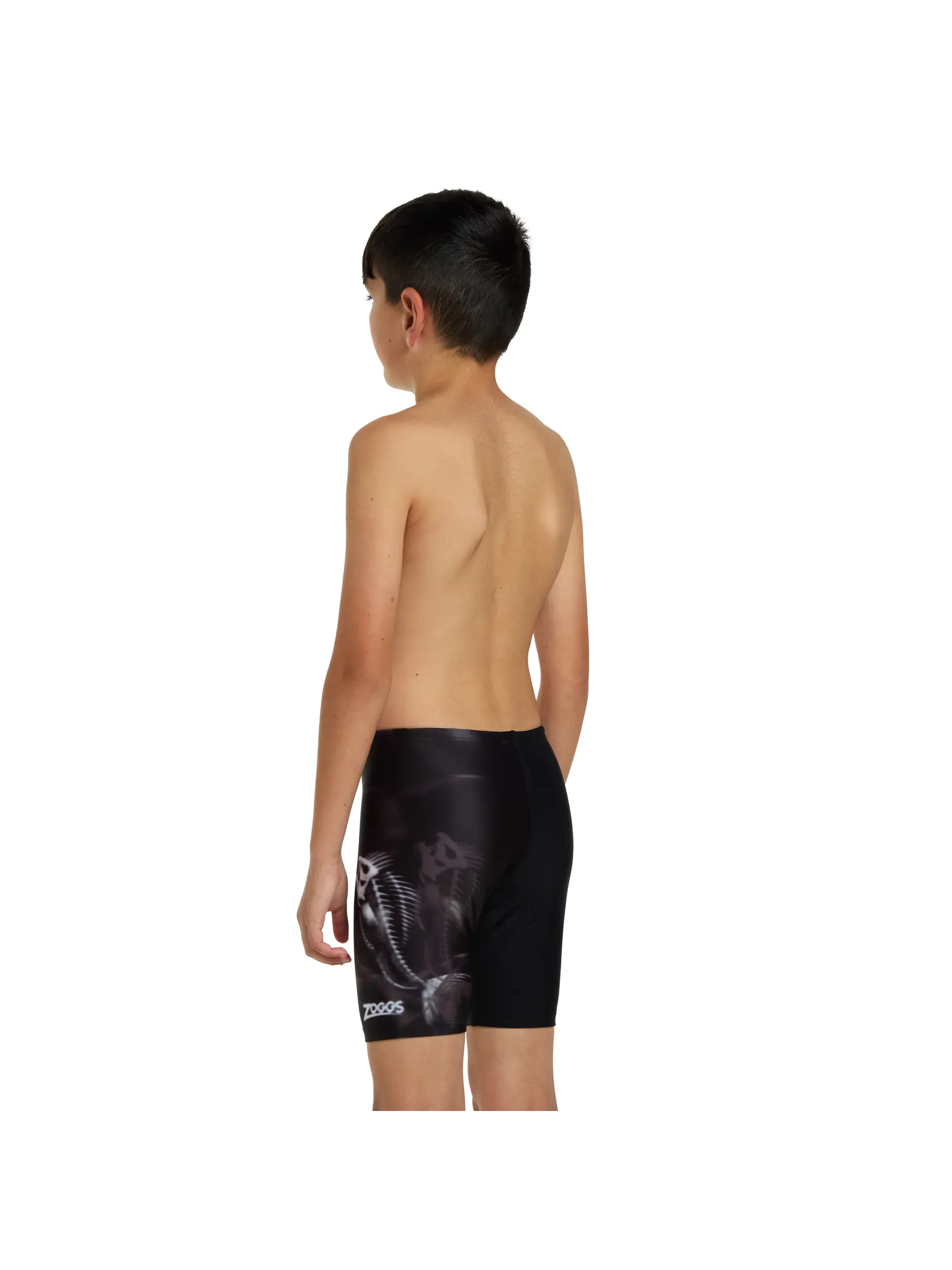 , view full size image of Front view of Product detail - Junior Boys Ghost Fish Mid Jammer GHOS