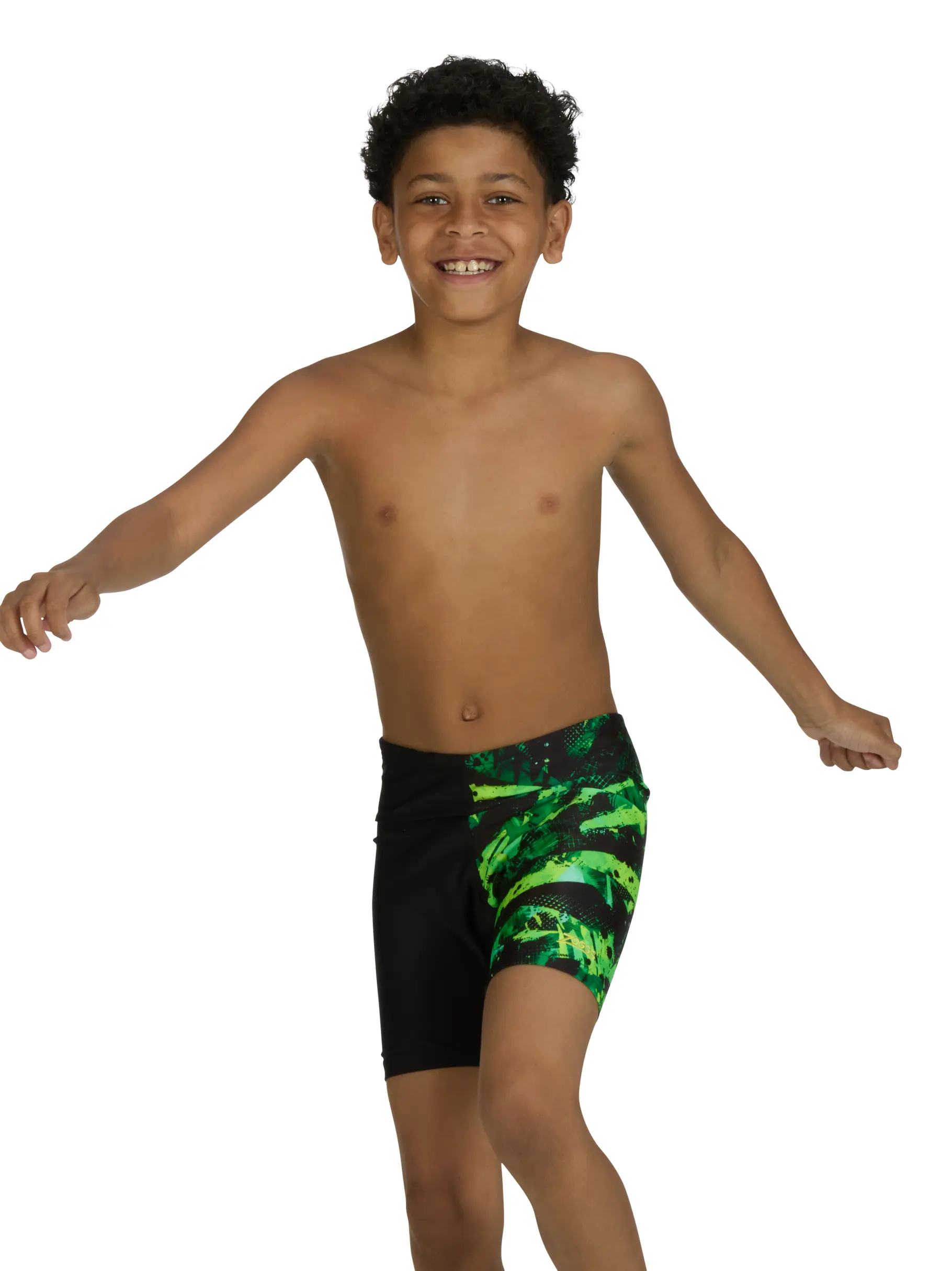 New, view full size image of Front view of Product detail - Junior Boys Greengame Mid Jammer GREE