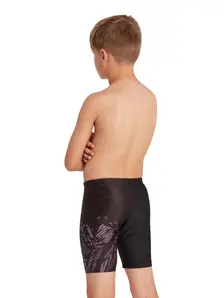Display front view 3 of Product detail - Boys Latitude Print Mid length Swimming Jammer LTTD