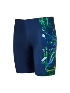 Display front view 1 of Product detail - Boys Mako Mid length Swimming Jammer MAKO