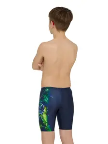 Display front view 3 of Product detail - Boys Mako Mid length Swimming Jammer MAKO