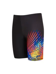 Display front view 1 of Product detail - Boys Neon Vibe Mid length Swimming Jammer NNV