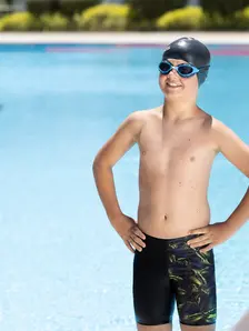 Display front view 5 of Product detail - Boys Rex Mid Length Swimming Jammer REX
