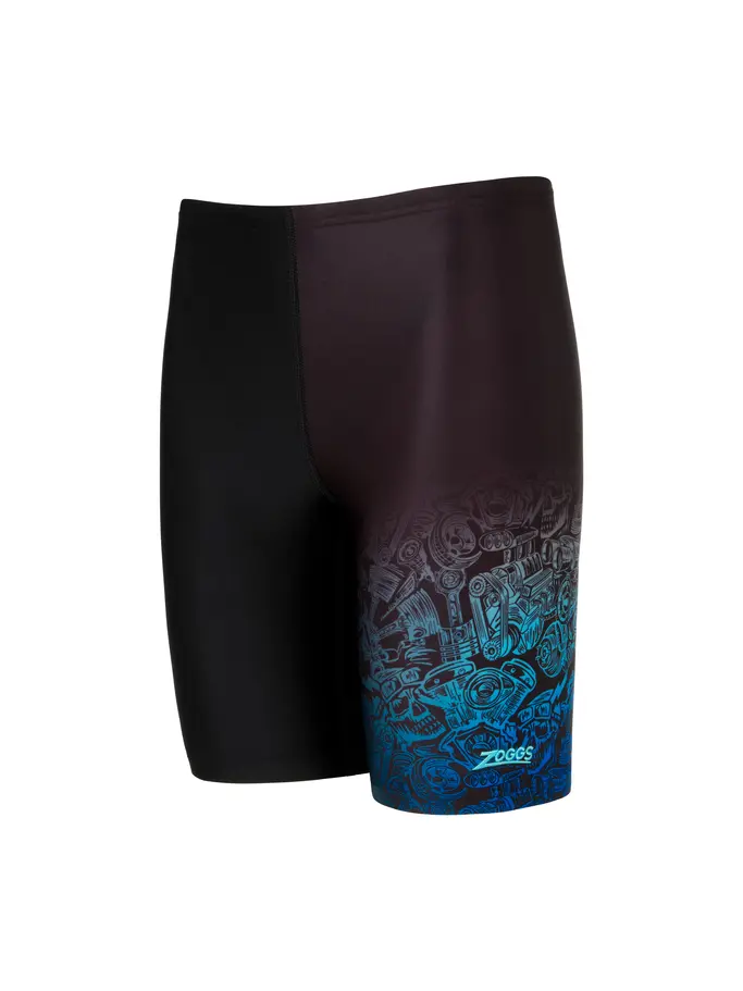 New, view full size image of Front view of Product detail - Junior Boys Rumble Mid Jammers RUBL