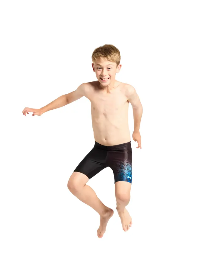 New, view full size image of Front view of Product detail - Junior Boys Rumble Mid Jammers RUBL
