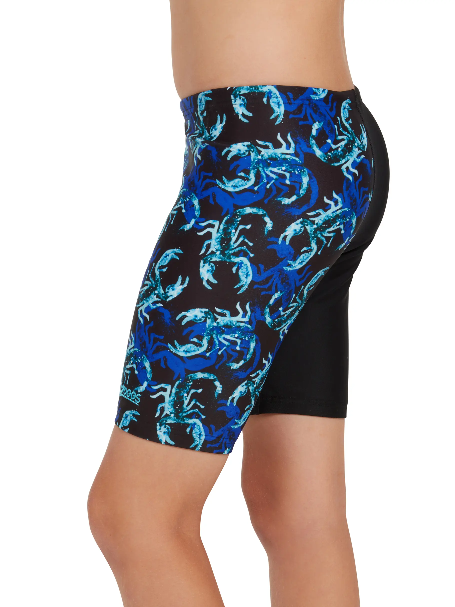 Sale, view full size image of Front view of Product detail - Boys Scorpio Mid length Swimming Jammer SCR