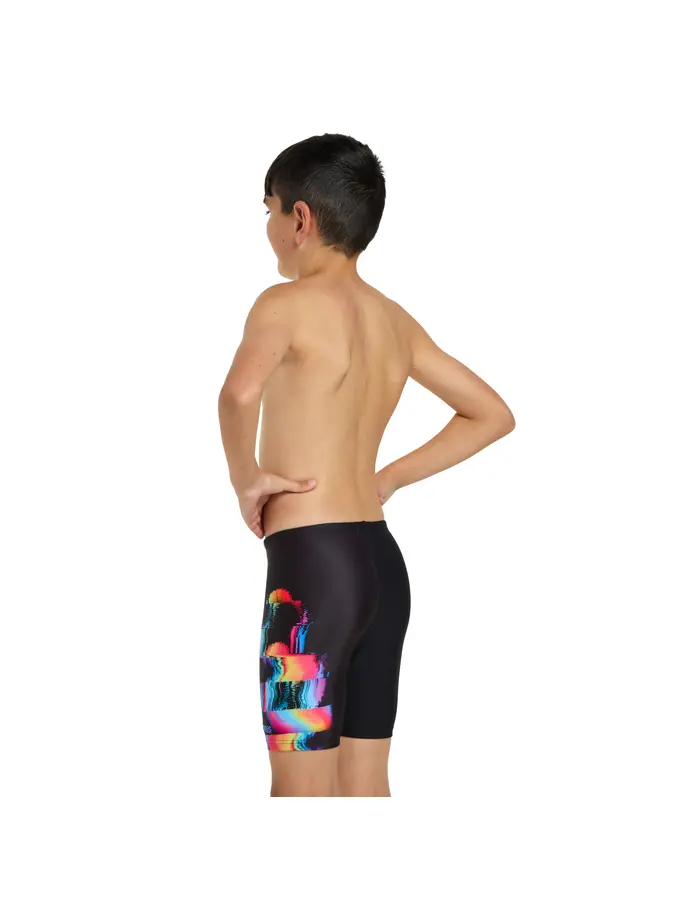 Sale,Clearance, view full size image of Front view of Product detail - Junior Boys Sunset Mid Jammer SUNS