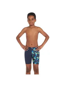 Display front view 2 of Product detail - Boys Treasure Island Mid Length Swimming Jammer TRIS
