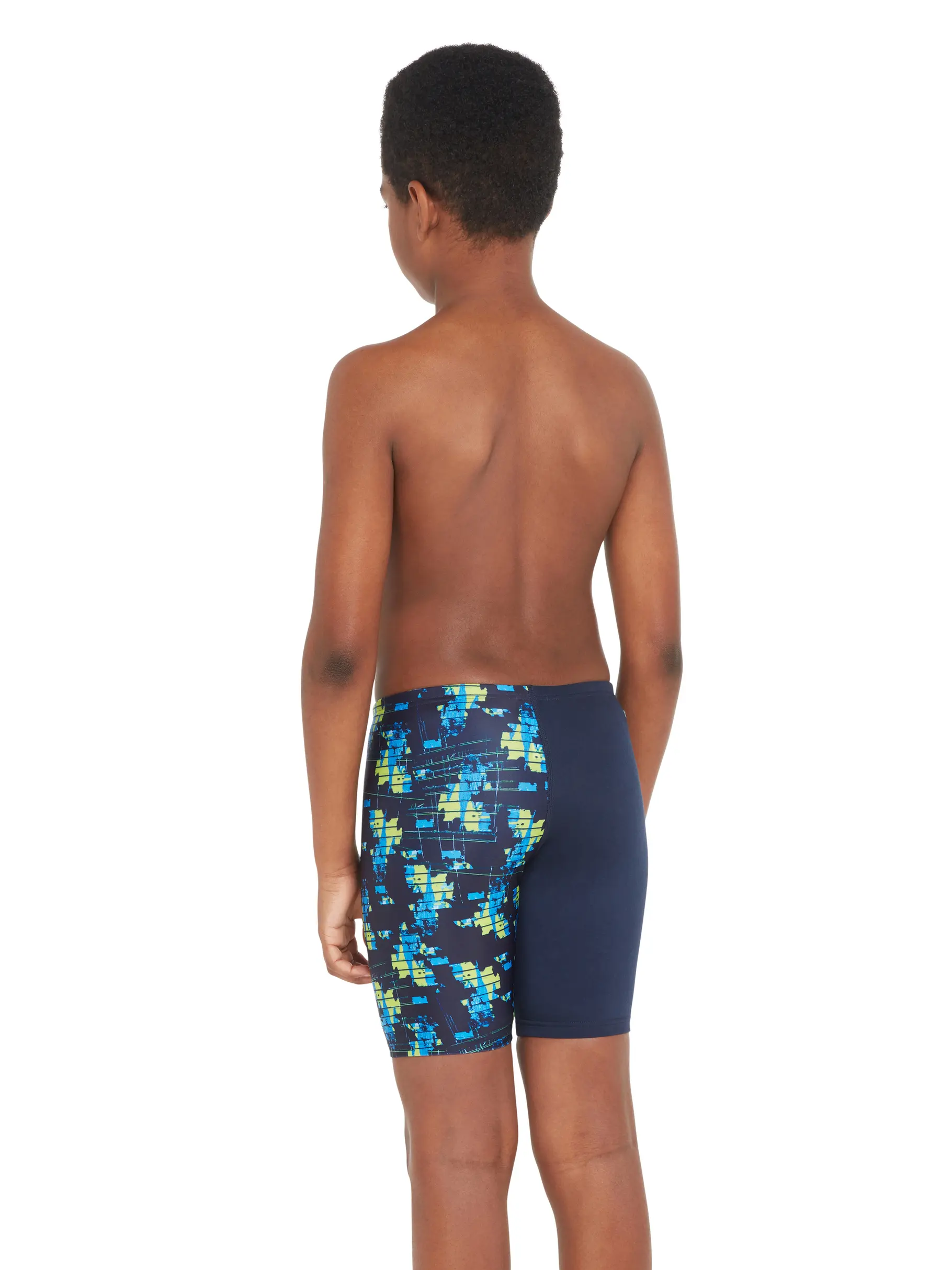 Out of Stock,Sale, Ansicht Großes Bild der Vorderseite Product detail - Boys Treasure Island Mid Length Swimming Jammer TRIS