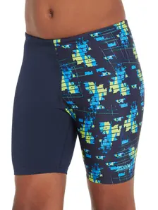 Display front view 4 of Product detail - Boys Treasure Island Mid Length Swimming Jammer TRIS