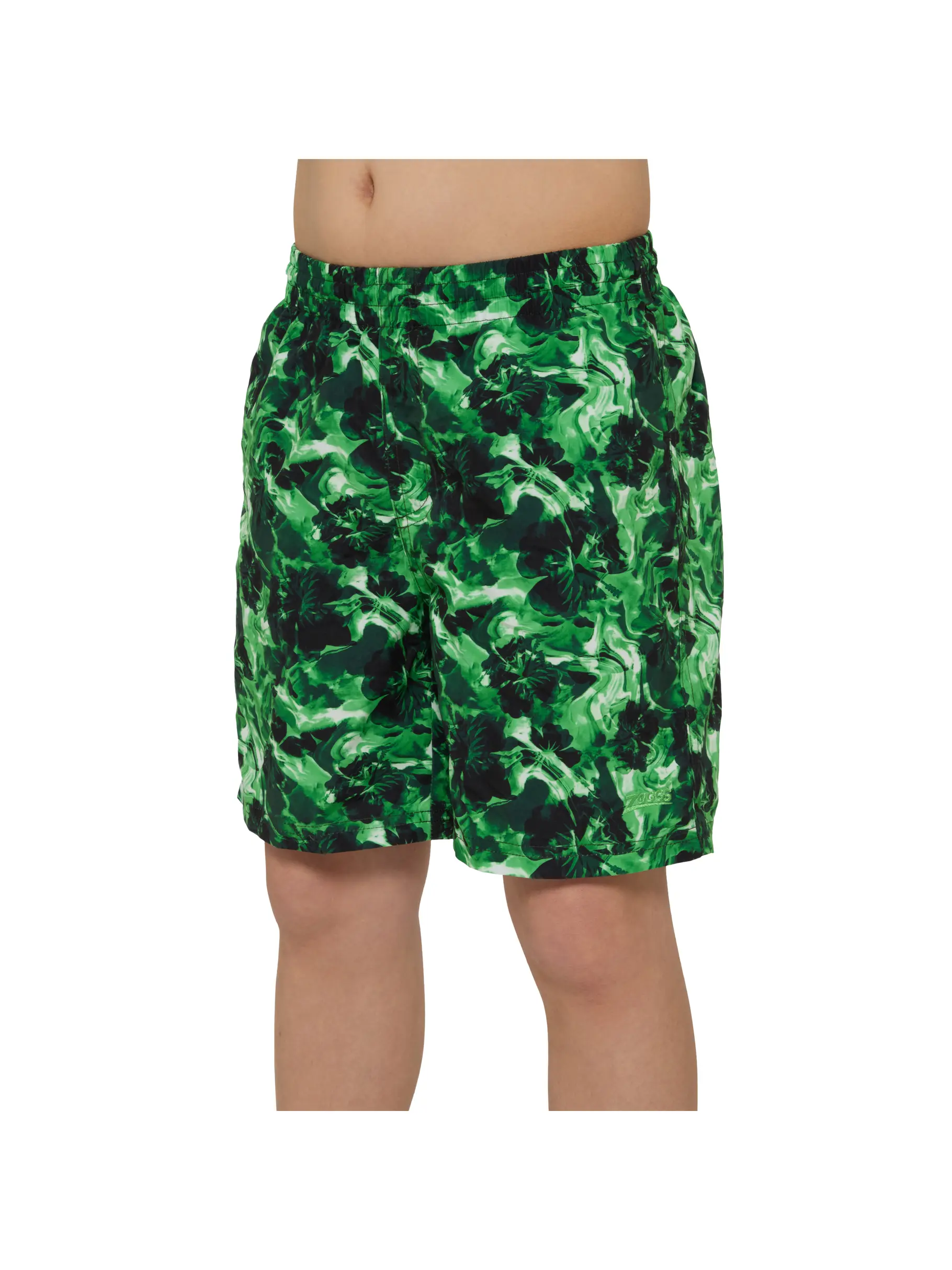 Clearance, view full size image of Front view of Product detail - Boys Hydro 15 Inch Water Swim Shorts HYGN
