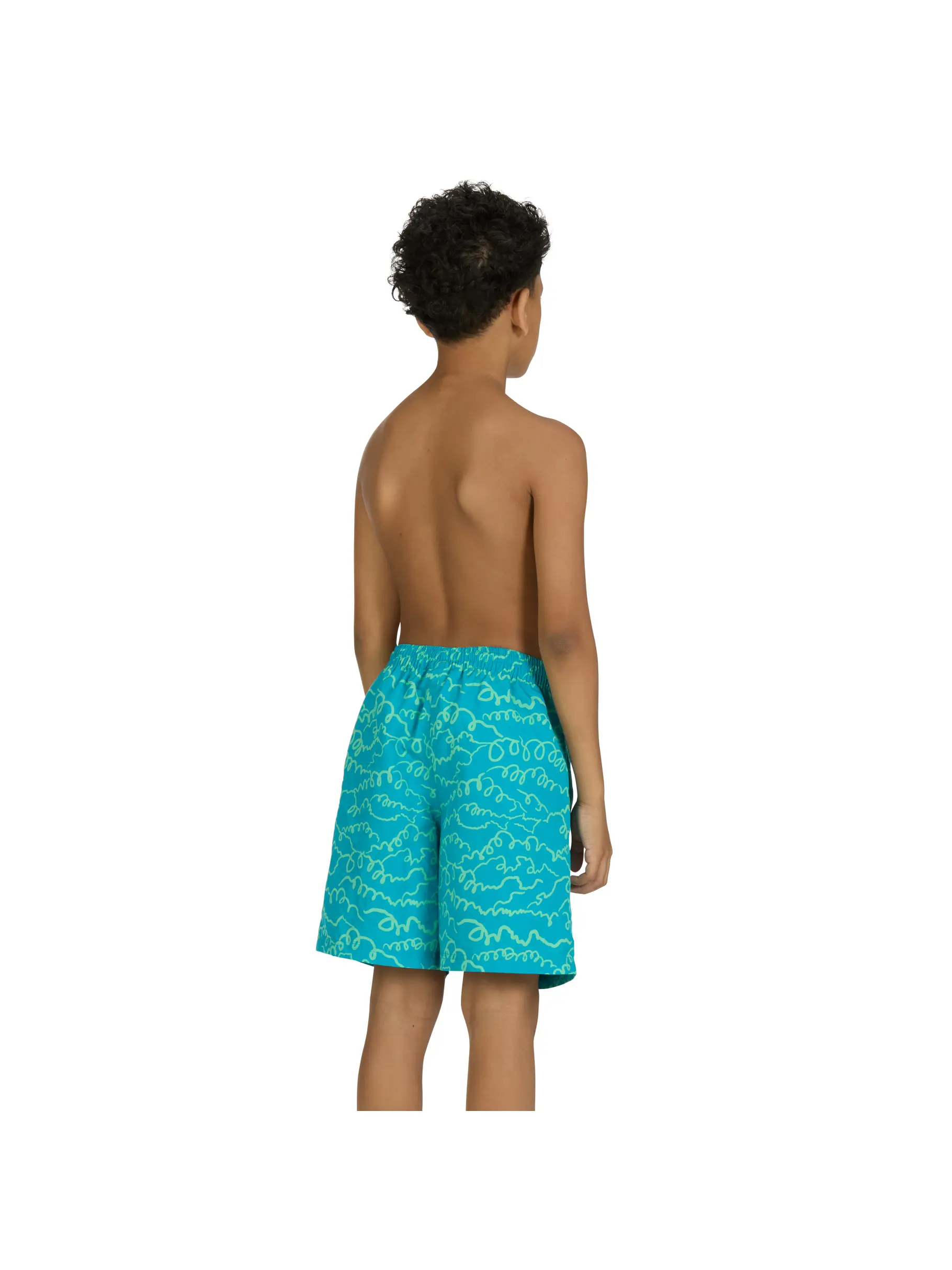 Sale,Clearance, view full size image of Front view of Product detail - Junior Boys Kahuna 15 Inch Water Swim Shorts KAHU