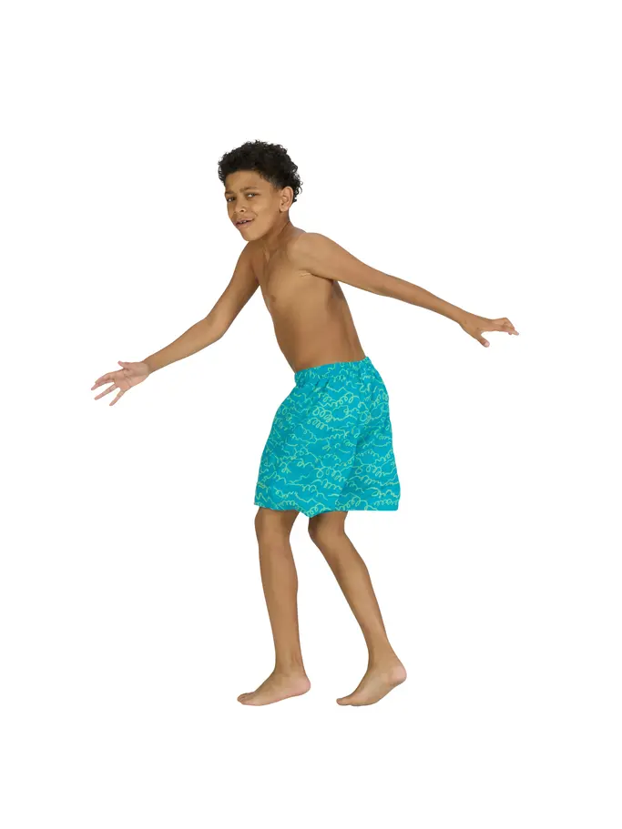 Sale, view full size image of Front view of Product detail - Junior Boys Kahuna 15 Inch Water Swim Shorts KAHU