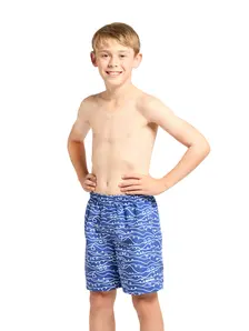 Display front view 1 of Product detail - Junior Boys Kahuna Royal 15" Water Shorts KARY