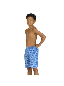 Display front view 2 of Product detail - Junior Boys Pisces 15 Inch Water Swim Shorts PISC