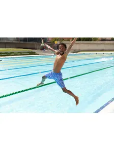 Display front view 7 of Product detail - Junior Boys Pisces 15 Inch Water Swim Shorts PISC