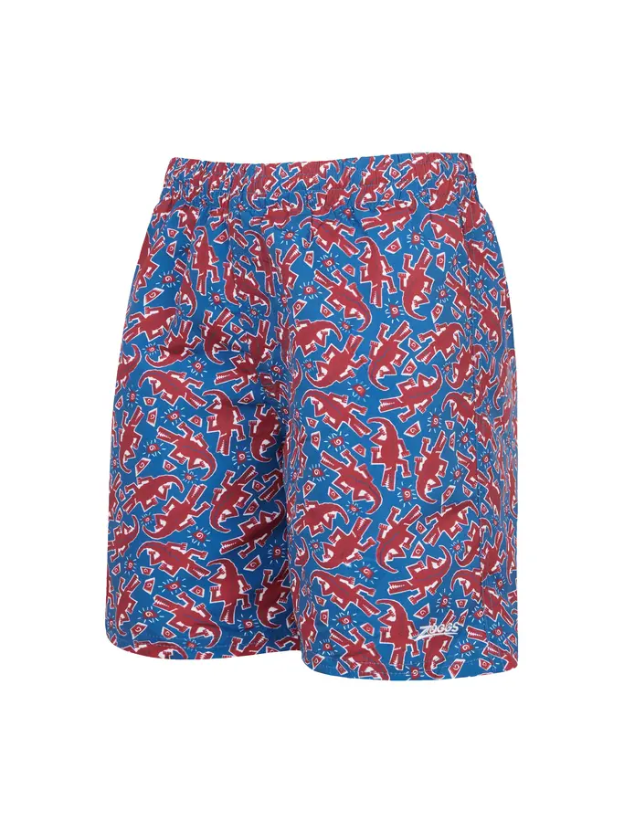 Tribal Croc Print 15 Inch Water Shorts