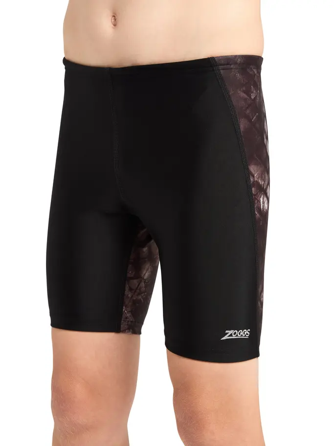 New, view full size image of Front view of Product detail - Junior Boys Mettle Black Cruise Mid Jammers MEBK