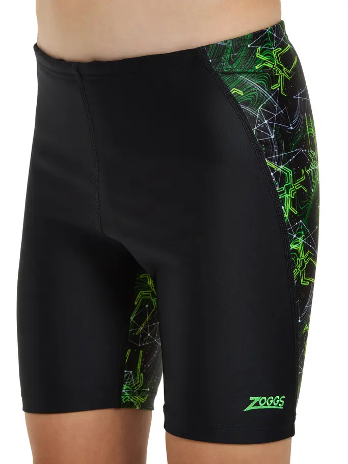 Sale,Clearance, view full size image of Front view of Product detail - Junior Boys Spike Green Cruise Mid Jammer SPKG